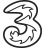 Three Ireland logo